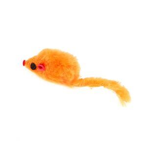 Mouse Shape Cat Teaser Toys Orange